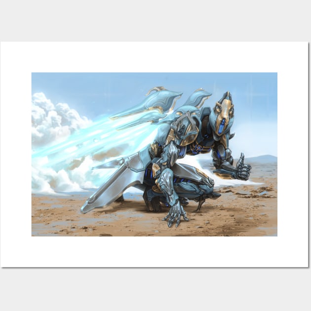 Gauss, Warframe Wall Art by Cleo Naturin